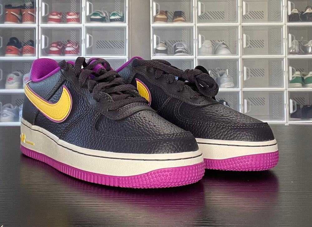 Nike Air Force 1 Low Lakers Alternate Purple Gold Size 6.5Y/8W